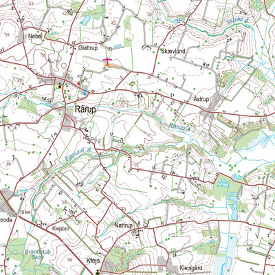 Denmark K50 Topo. 52,616 to 58,622 Preview 2