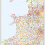 XYZ Postcode District Map - (D3) - Wales & NW England Preview 1