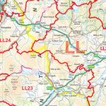 XYZ Postcode District Map - (D3) - Wales & NW England Preview 2