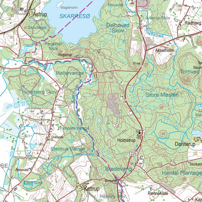 Denmark K50 Topo. 60,616 to 66,622 Preview 3