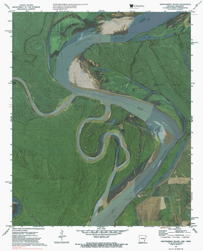 AR-MS-MONTGOMERY ISLAND: GeoChange 1971-2013 Preview 1