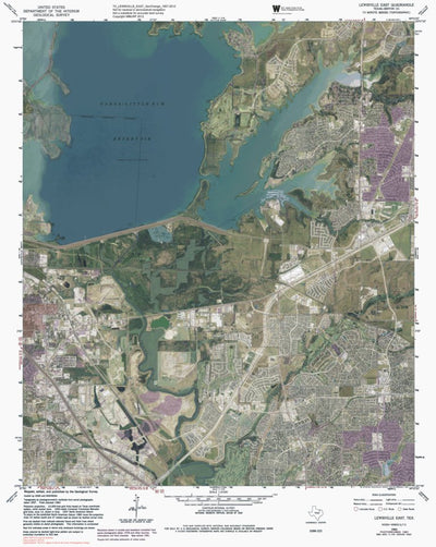 TX-LEWISVILLE EAST: GeoChange 1957-2012 Preview 1