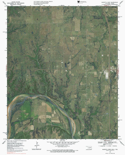 OK-TX-MARIETTA WEST: GeoChange 1966-2013 Preview 1
