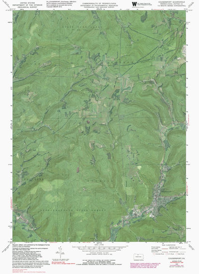 PA-COUDERSPORT: GeoChange 1969-2013 Preview 1