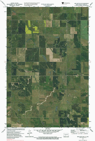 ND-RED BUTTE SW: GeoChange 1972-2014 Preview 1