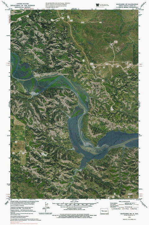 ND-MANDAREE SW: GeoChange 1969-2014 Preview 1