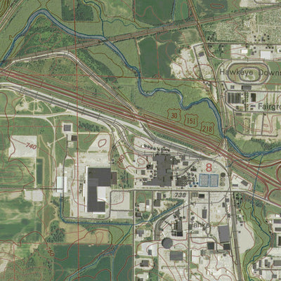 IA-CEDAR RAPIDS SOUTH: GeoChange 1965-2013 Preview 2