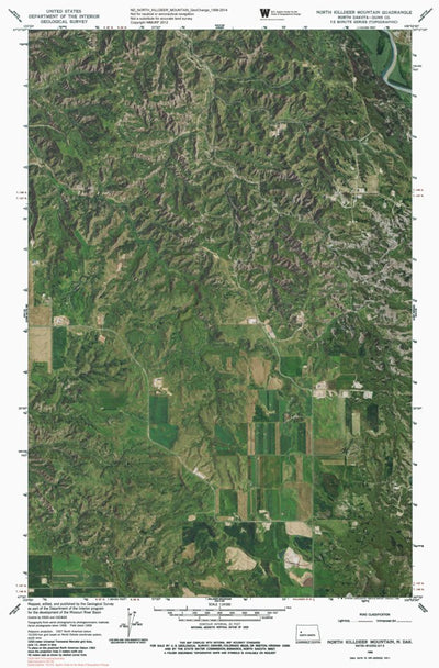 ND-NORTH KILLDEER MOUNTAIN: GeoChange 1956-2014 Preview 1
