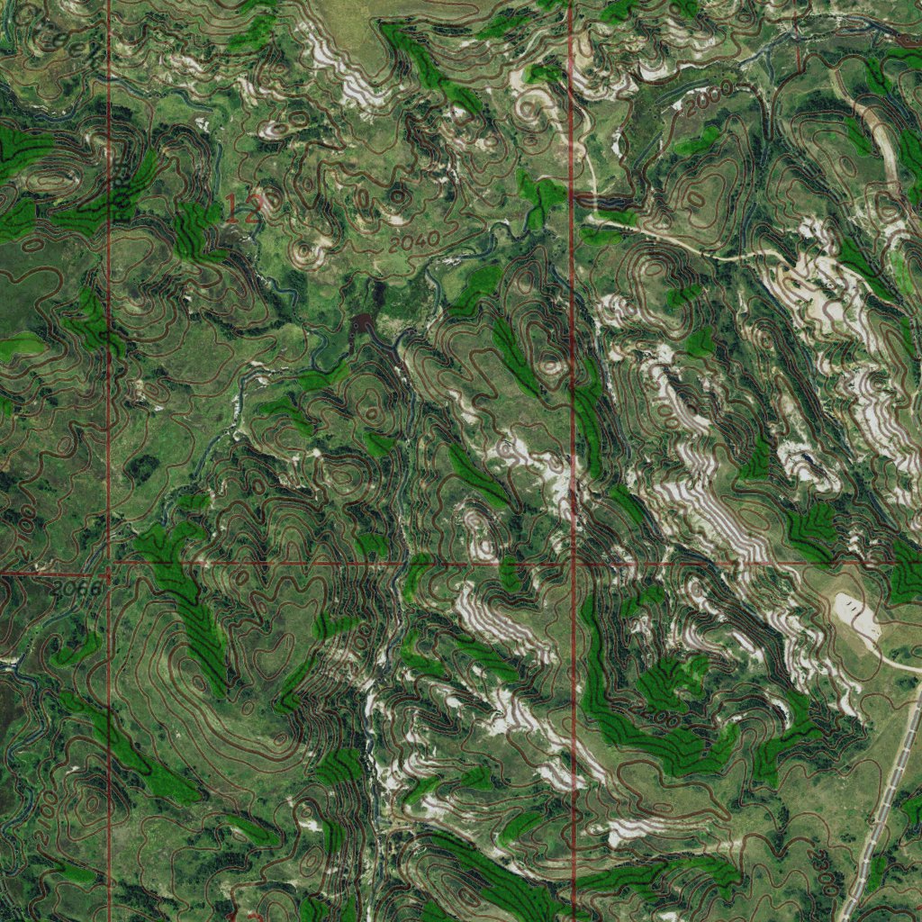 ND-BLUE BUTTES: GeoChange 1964-2014 Map by Western Michigan University ...