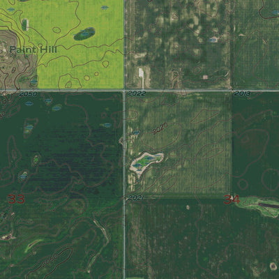 ND-BLACKWATER LAKE NW: GeoChange 1953-2014 Preview 2