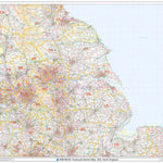 XYZ Postcode District Map - (D4) - North England Preview 1
