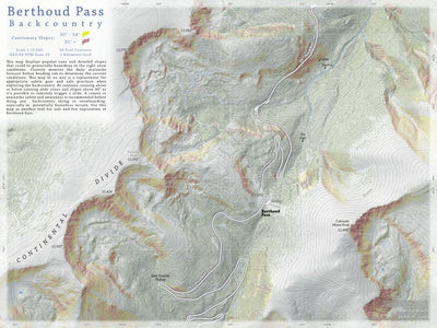 Berthoud Pass Backcountry Ski Map Preview 1