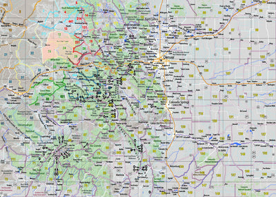 2025 Colorado Hunt Maps – GMU 12, 23, 24, 25 Map Bundle Preview 1