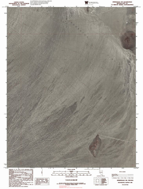 NV-SPRINGDALE SW: GeoChange 1964-2010 Preview 1