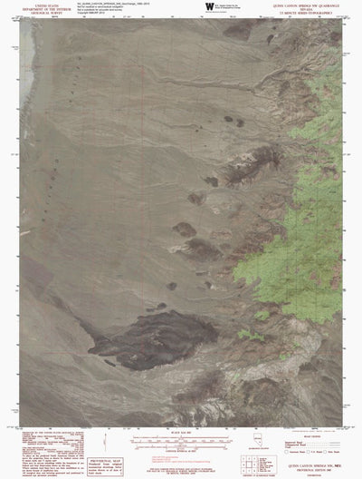 NV-QUINN CANYON SPRINGS NW: GeoChange 1980-2010 Preview 1