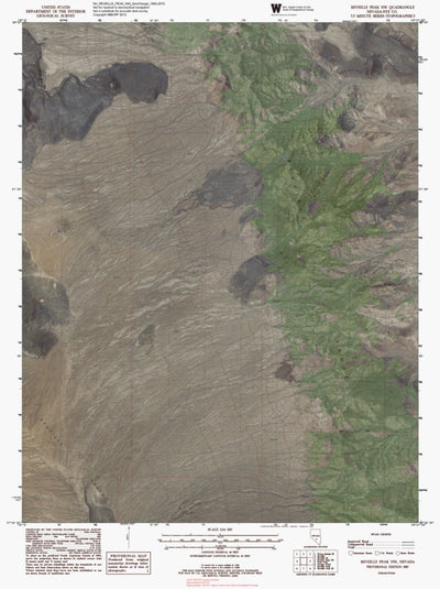 NV-REVEILLE PEAK NW: GeoChange 1982-2010 Preview 1