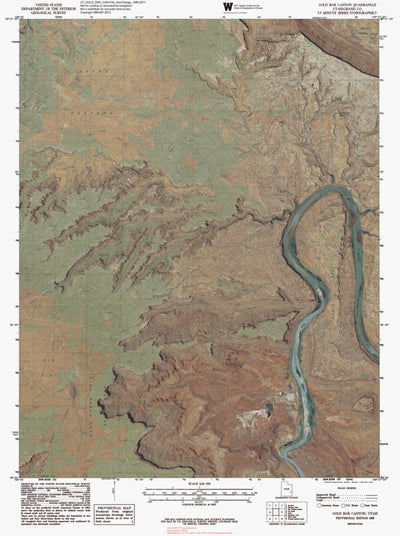 UT-GOLD BAR CANYON: GeoChange 1980-2011 Preview 1