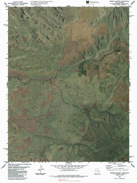 UT-CO-MARBLE CANYON: GeoChange 1980-2011 Preview 1