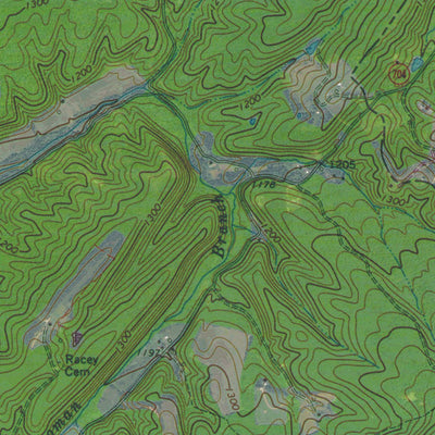 WV-VA-CAPON SPRINGS: GeoChange 1963-2012 Preview 2