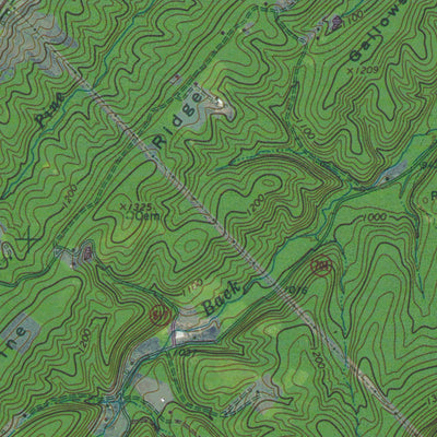 WV-VA-CAPON SPRINGS: GeoChange 1963-2012 Preview 3