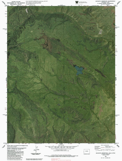 CO-UT-BUCKEYE RESERVOIR: GeoChange 1981-2011 Preview 1