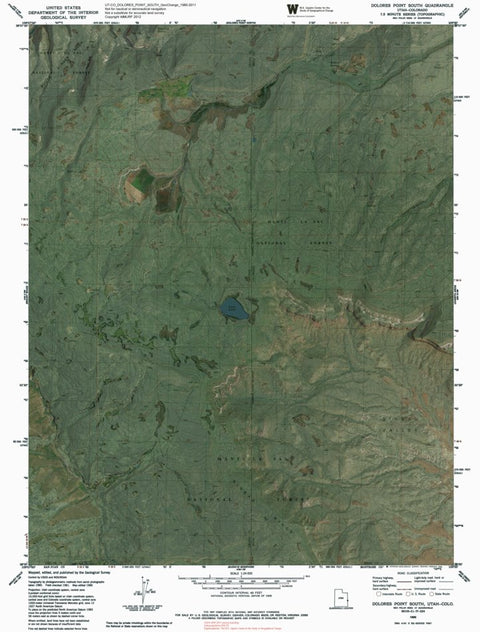 UT-CO-DOLORES POINT SOUTH: GeoChange 1980-2011 Preview 1