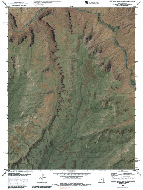 UT-CO-DOLORES POINT NORTH: GeoChange 1980-2011 Preview 1