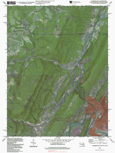MD-PA-WV-CUMBERLAND: GeoChange 1947-2013 Preview 1