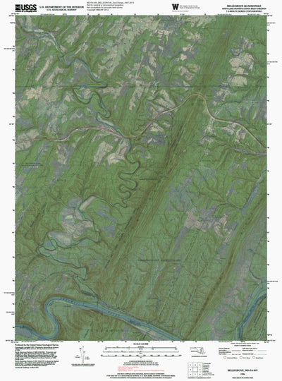 MD-PA-WV-BELLEGROVE: GeoChange 1947-2013 Preview 1