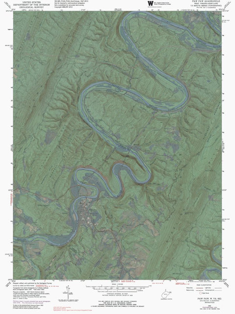 WV-MD-PAW PAW: GeoChange 1947-2013 Preview 1