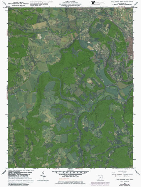 OH-CHILLICOTHE WEST: GeoChange 1960-2013 Preview 1