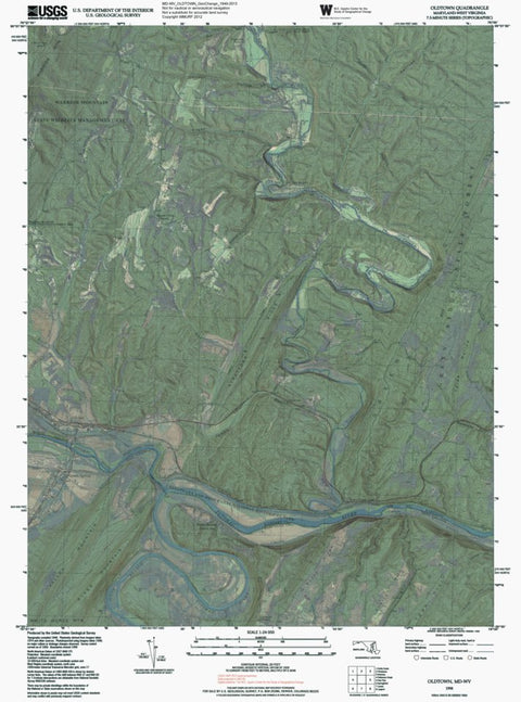 MD-WV-OLDTOWN: GeoChange 1949-2013 Preview 1