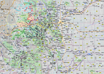 2025 Colorado Hunt Maps – GMU 26, 33 & 34 Map Bundle Preview 1