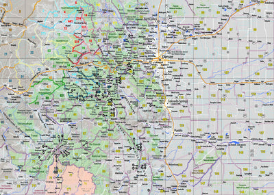 2025 Colorado Hunt Maps – GMU 75, 77, 78, 751 & 771 Map Bundle Preview 1
