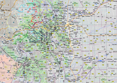 2025 Colorado Hunt Maps – GMU 70, 71, 72, 73 & 711 Map Bundle Preview 1