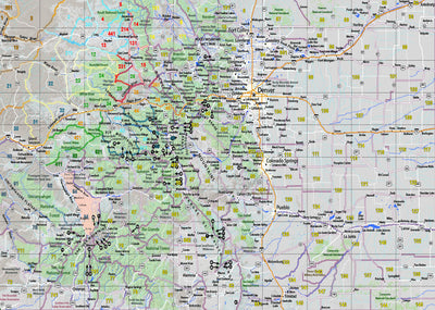2025 Colorado Hunt Maps – GMU 64 & 65 Map Bundle Preview 1