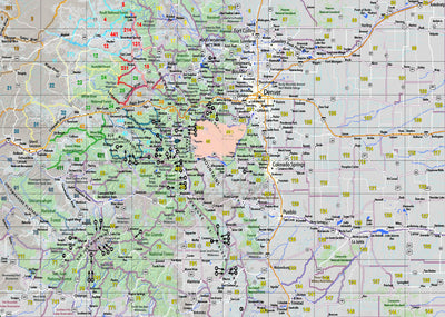 2025 Colorado Hunt Maps – GMU 50, 500 & 501 Map Bundle Preview 1