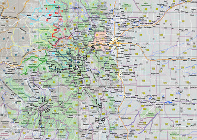 2025 Colorado Hunt Maps – GMU 29, 38, 39 & 391 Map Bundle Preview 1