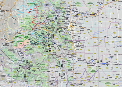 2025 Colorado Hunt Maps – GMU 411, 52 & 521 Map Bundle Preview 1