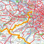 XYZ Postcode District Map - (D5) - South Scotland Preview 3