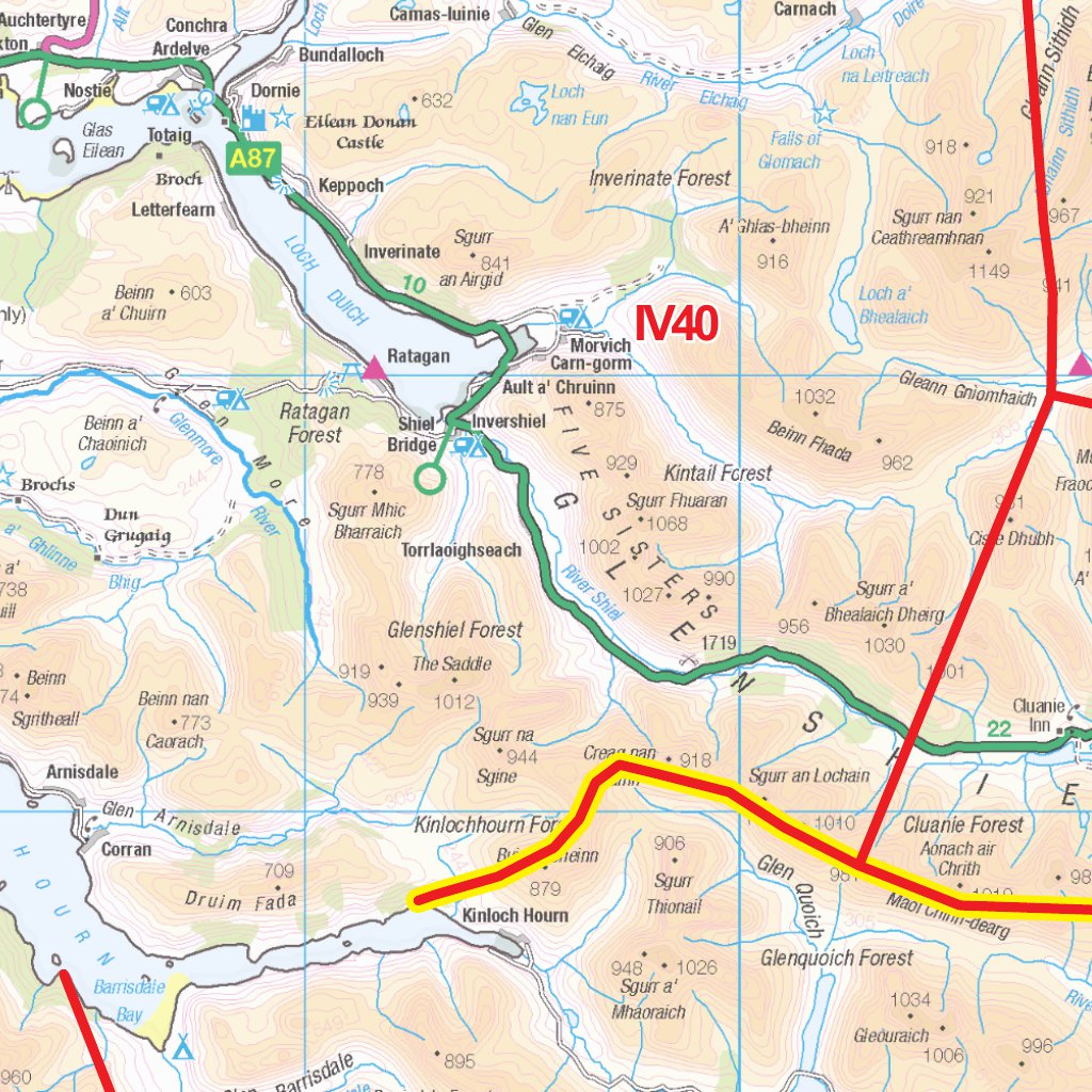 XYZ Postcode District Map - (D6) - North Scotland by XYZ Maps | Avenza Maps