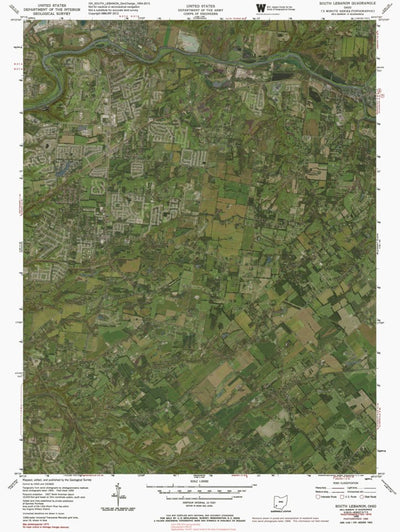 OH-SOUTH LEBANON: GeoChange 1954-2013 Preview 1