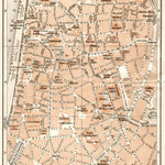 Antwerp (Antwerpen, Anvers), city centre map, 1909 Preview 1