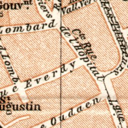 Antwerp (Antwerpen, Anvers), city centre map, 1909 Preview 2