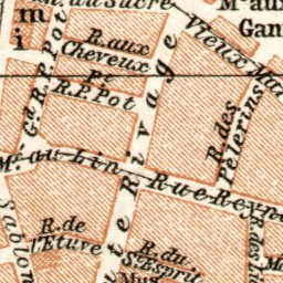 Antwerp (Antwerpen, Anvers), city centre map, 1909 Preview 3