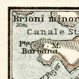 Brioni Grande map, 1929 Preview 3