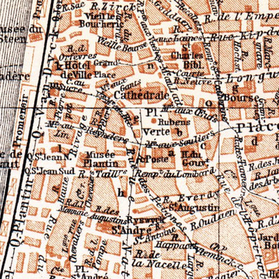 Antwerp (Antwerpen, Anvers) town plan, 1904 Preview 3