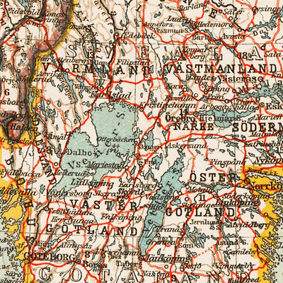 Baltic Lands (Ostseeländer) General Map, 1931 (Maps of Finland) Preview 3