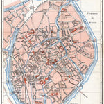 Brügge (Bruges) town plan, 1908 Preview 1