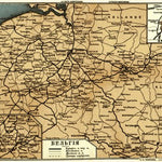 Railway map of Belgium, 1900 Preview 1